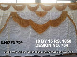 Latest tent cloth ceiling parda