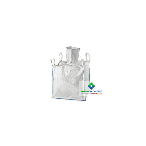 White 1 Ton Pp Woven Bulk Fibc Bag