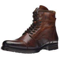 Mens Leather Boots Insole Material: Rubber