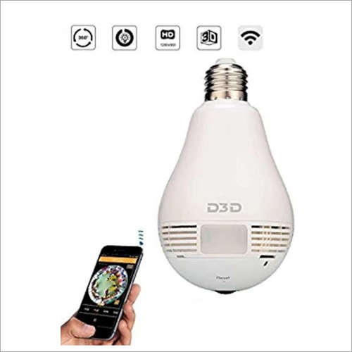 Led Bulb 360 Fisheye Ip Camera Application: Indoor