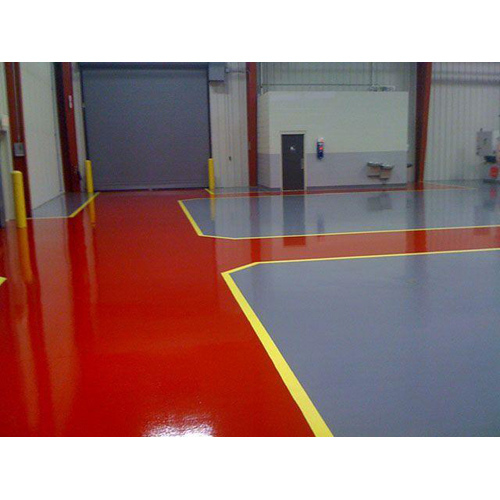Epoxy Red Color Flooring Paint