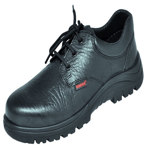 Black Full Leather Safety Shoes