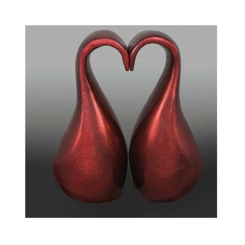 Red Brass Vases Companion Urn