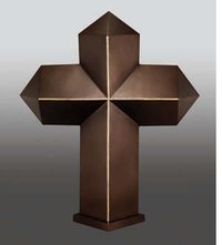 Companion Cross with Two Nameplates