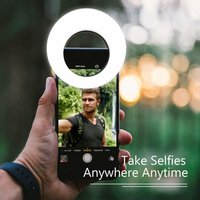 Clip On mobile selfie flash light