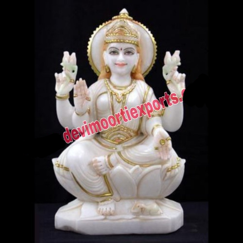 Marble Goddess Laxmi Moorti 