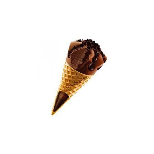 Cornetto Double Chocolate - Waffle Cone 10x5 cm | Delicious Taste Real Refreshment Ice Cream Dessert