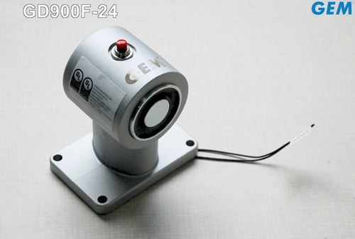 Silver Floor Mounted Electromagnetic Fire Door Holder
