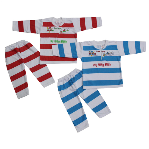 Baby Suit Coloured Strip Red Baby Suit Coloured Strip Red