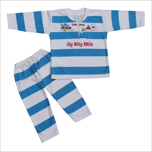 Baby Suit Coloured Strip Red