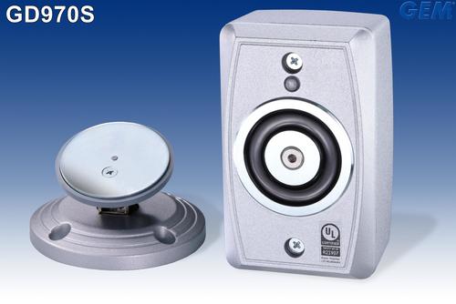 Silver Electromagnetic Fire Door Holder
