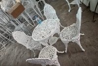 Solid Wood Outdoor Furniture - Indian Style, Painted Finish | Durable, Weather-Resistant Design