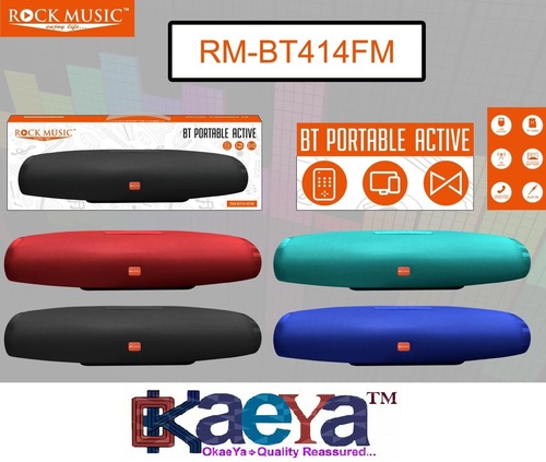 OkaeYa RM-BT414FM Bluetooth Portable Active Rock Music