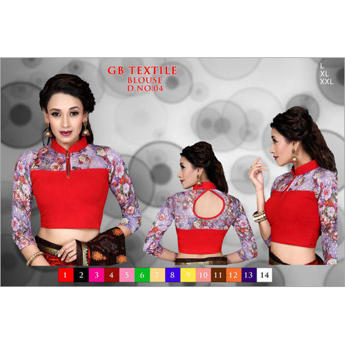 Breathable Designer Ladies Printed Blouses