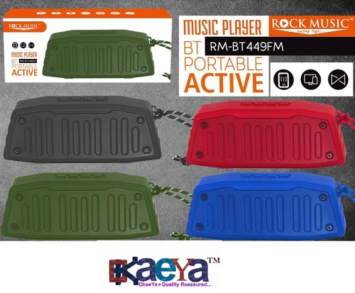 OkaeYa RM-BT 449FM Bluetooth Portable Active Music Player