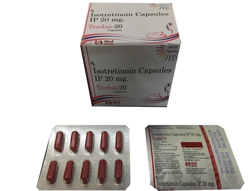 Isotretinion Capsules - Injectable Powder Formulation | Anti-Bacterial, Severe Cystic Acne Treatment, Reduces Sebum Production