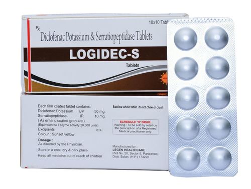 Diclofenac Serratiopeptidase Tablets