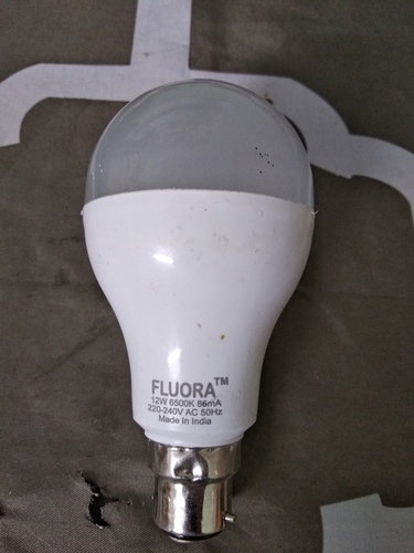 12 W LED Bulb - Ceramic 12W Power Consumption AC 130-280V 50000 Hrs Life | Eco-Friendly Energy Saving High Brightness Low Heating Wide Voltage