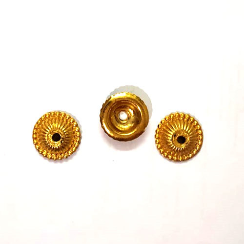 Plastic Golden Foil Beads