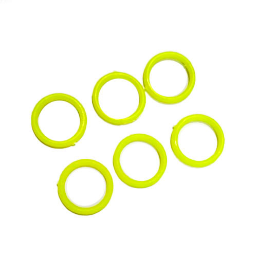 Yellow Hanging Ring Plastic Beads