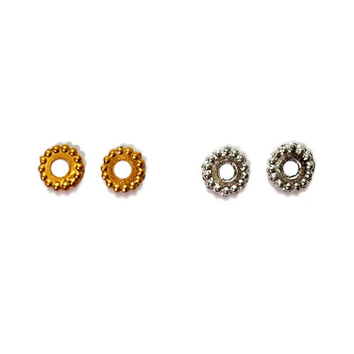 Golden & Silver Chakri Ring Beads