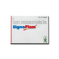 Tabletas de Aceclofenac Serrtiopeptidase Paracetamol