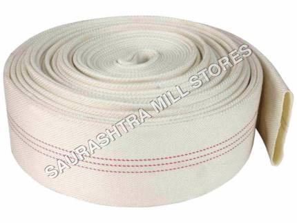 Canvas Hose Pipe - Canvas, Rubber, PU | 1 1/2" to 6" Diameter, 10-30 m Length, Round Shape, Ideal for Firefighting Applications
