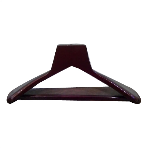 Maroon Glossy Wooden Hanger