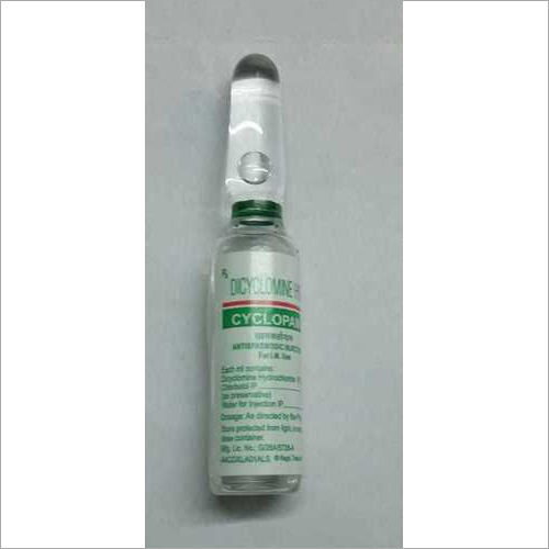 Dicyclomine hydrocloride Injection