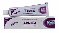 Arnica Ointment - 25 G Tube, Purple Topical Ointment With Active Arnica For Sprains And Traumatic Injuries, 24 Months Shelf Life