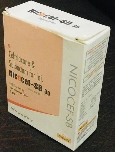 CEFTRIAXONE & SULBACTAM  3GM NICOCEF-SB