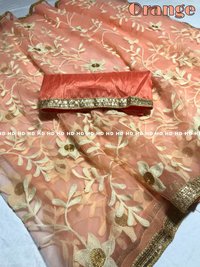 Embroidery Designer Ladies Sarees