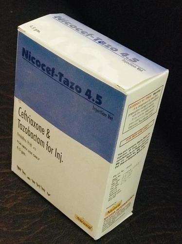 CEFTRIAXONE & TAZOBACTAM 4.5GM NICOCEF-TAZO