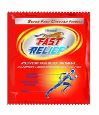 Himani Fast Relief - Ayurvedic Ointment, 5-10g Sachet | Red Color, Topical Application For Instant Relief From Muscle & Joint Pain