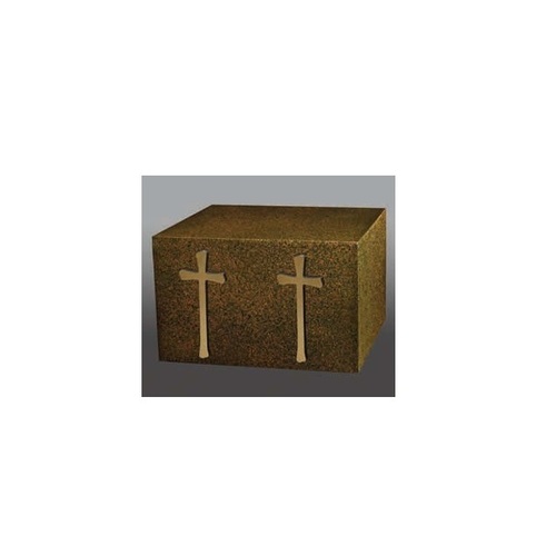 Venetian II with Two Bronze Atlantic Crosses Urn