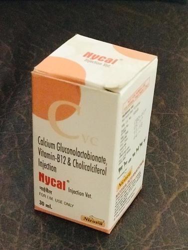 CALCIUM GLUCONOLACTOBIONATE  VITAMIN-B12 & CHOLICACIFEROL NYCAL