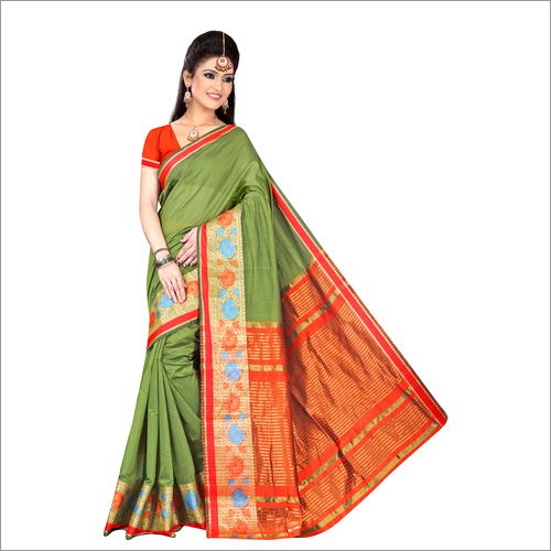 Pure Cotton Silk Saree