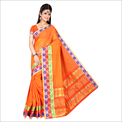 Fancy Pure Cotton Silk Saree