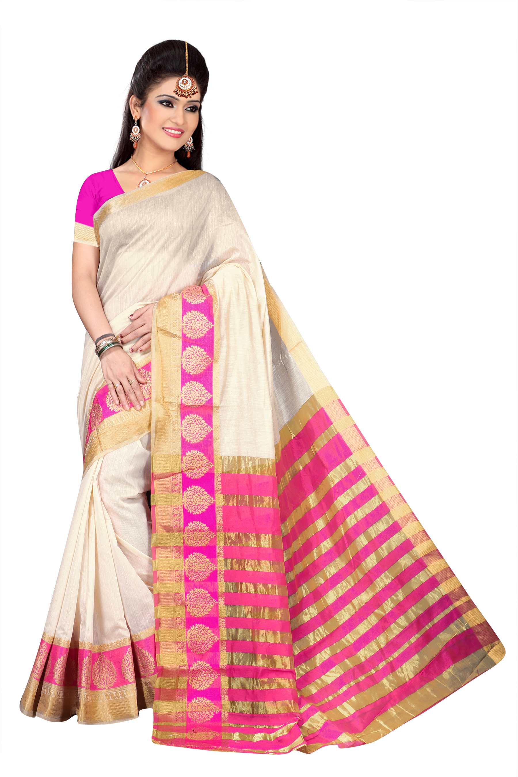 Designer Silk Cotton Saree