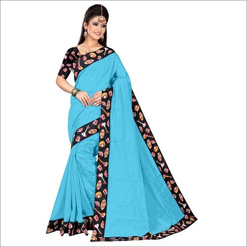 Chanderi Cotton Silk Saree
