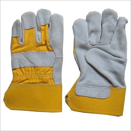 Leather Safety Work Gloves By UNIQUE INDUSTRIALS