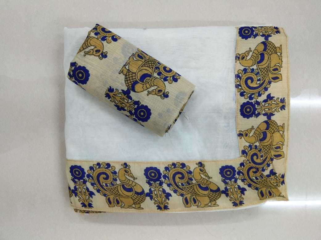 Chanderi Cotton Designer Saree