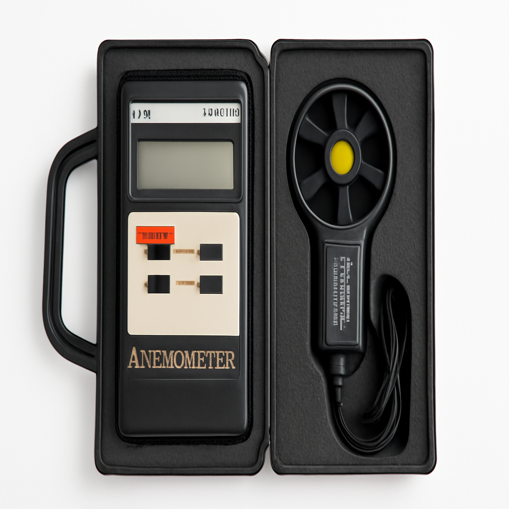 Handheld Digital Anemometer - Accuracy: 0.5 %