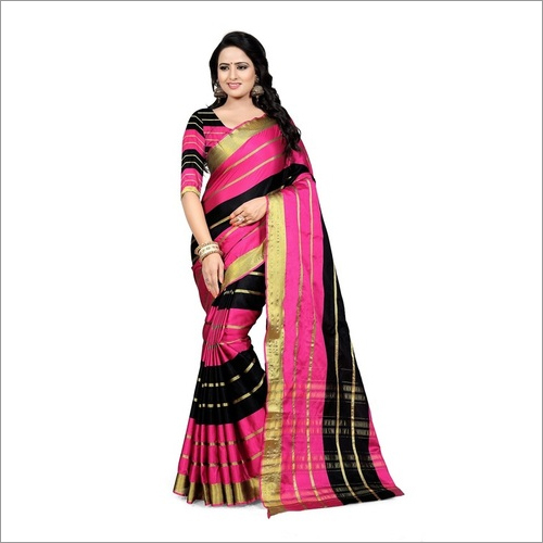 Fancy Cotton Silk Saree