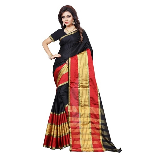 Cotton Silk Designer Saree