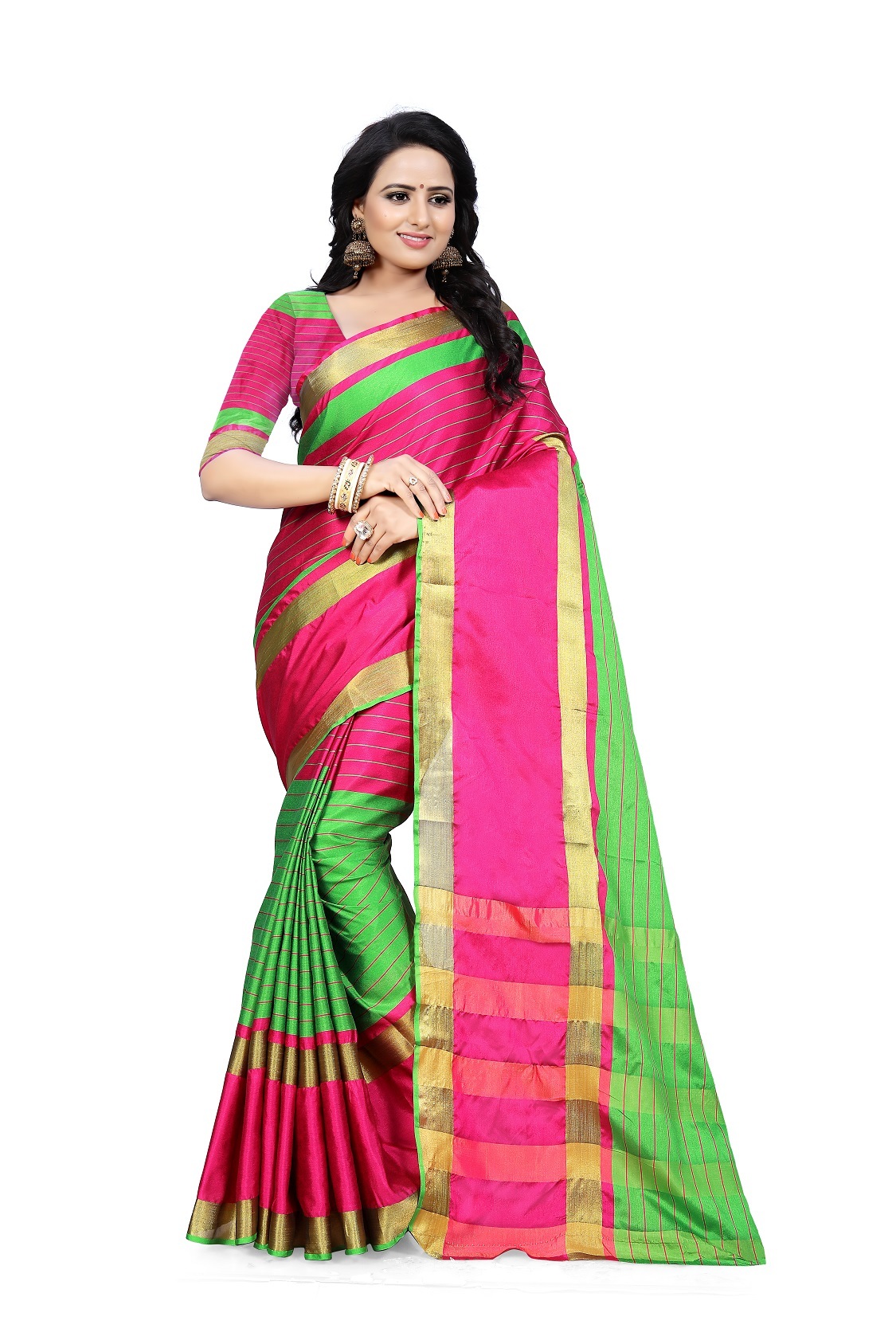 Cotton Silk Designer Saree
