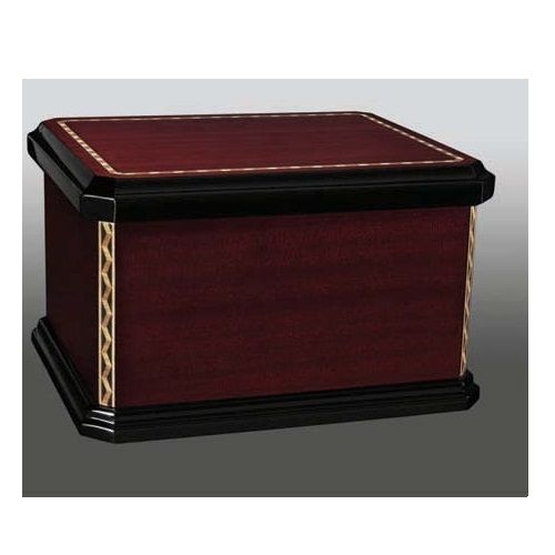 Mission Closed & Open Wood Box Urn