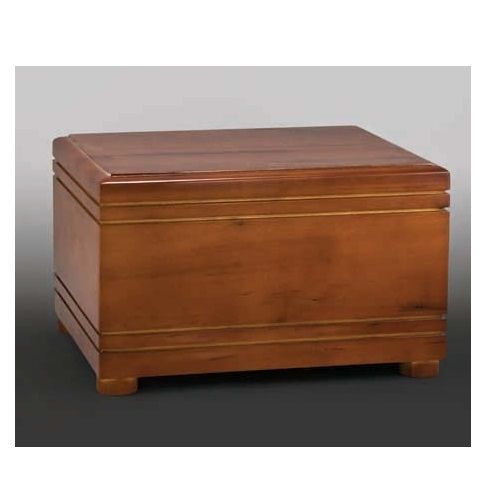 Mission Closed & Open Wood Box Urn