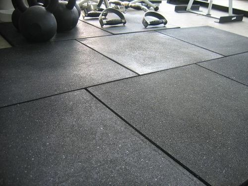 Low Noise Emission Gym Floor Tiles