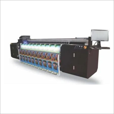 High Speed UV Roll To Roll Printer UR 7500 - Steel, 216x44x59 Inch | 4/6 Ricoh GEN 5 Print Heads, 2400 dpi, Automatic, USB 3.0 Interface